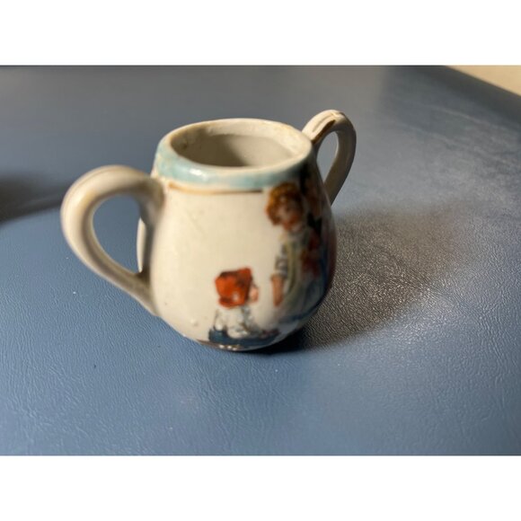 Antique Child’s Miniature Cream & Covered Sugar Set, Made in Germany 3” - Picture 7 of 16